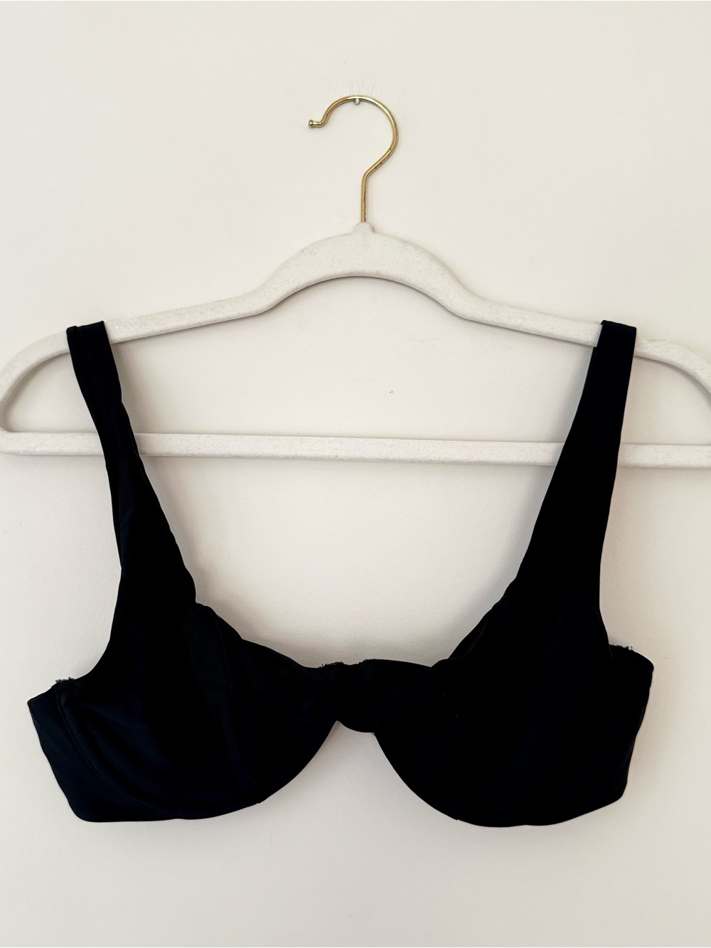 Aerie Cheeky Bikini Bottom + Unlined Underwire Top Set, Black – Size Small